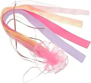 WESIEVYA Decorative Handlebar Streamers for Scooter Bike Tassels Ribbons Teenager Streamer Kit