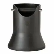 Black Coffee Knock Bin CREMA PRO Espresso Grinds Tamper Waste Box 175mm