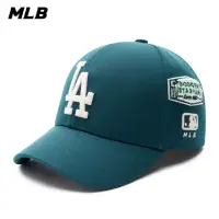 在飛比找momo購物網優惠-【MLB】可調式硬頂棒球帽 Varsity系列 洛杉磯道奇隊
