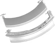 Drum Washing Machine Door Handle 9000331939 9000389973 9000534076，Compatible for Siemens，Compatible for Bosch Washing Machine Handle Replacement Parts(Style Silver)