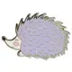 Hedgehog Hard Enamel Cloisonne Pin