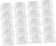 Veemoon Reusable Book Covers 20 Pack Plastic Sleeves for Textbooks Notebooks Study Materials