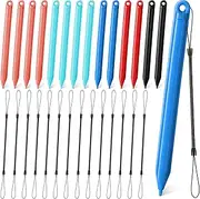 28 Pcs 4.7 Inch Replacement Colorful Stylus Pen for Tablet With Plastic Lanyard String - LCD Writing Tablet for Kids, Drawing Board, Pad, Doodle Pad, Computer Graphics Tablets