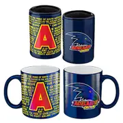 Adelaide Crows AFL Metallic Mug and Can Cooler Gift Set