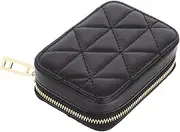 [SOIMISS] Lip Gloss Bag 1pc Touch up Bag Makeup Bag Lipstick Bag Small Coin Pouch Storage Purse with Mirror Purse Holder Cow Hide Purse Small Bags for Women Girl Bag Wallet Organizer Miss