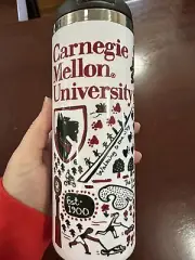 Carnegie Mellon Tumbler Travel Coffee Cup New