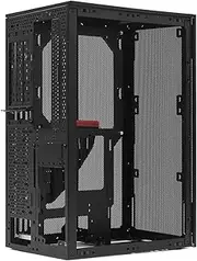 SSUPD Meshroom S V2 Mini-ITX Small Form Factor (SFF) Case - Full Mesh Side Panel with PCIe 5.0 Riser Cable - Tool-Free and Easy Accessibility Black
