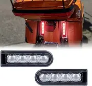 bamotoop Bagger Led Rear Light Motorcycle Brake Tail Light/Running lights For Harley Street Glide Road Glide Electra Glide Road King