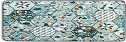 Venetian Style Terrazzo Flooring Pattern Hallway Runner Rugs Kitchen Floor Mats Laundry Farmhouse Living Room Decor Area Rug 72x24in Antique Hexagonal Tiles