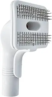 PawsomeVac Pet Grooming Tool Attachment – Fits Universal 32mm/35mm, Miele, Dyson V6–V15, Hoover, LG, Wertheim & More - Pet Vacuum Grooming Kit, Dog Vacuum Groom, Brush for Dog Vacuum Attachment