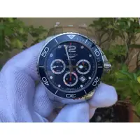 在飛比找蝦皮購物優惠-浪琴 LONGINES 型號L38834966 三眼計時 康