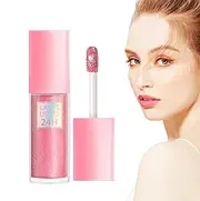 Shiny Lip Gloss - Shiny Lip Gloss For Brilliant, Radiant Lips | Plumping For Enhanced Volume And A Youthful Pout | Moisturizing Glossy Lip Oil Tinted For Hydrating Care With A Delicate Tint