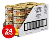 Nes Fancy Feast Savory Center Chicken Pate 24 x 85g Wet Cat Food Feline Feed