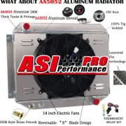 3 Row Aluminum Radiator+Shroud Fan For 1966-1971 Holden H Series HR HT HK HG AU