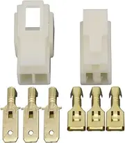 6.3mm 3 Pin DJ7031-6.3-11/21 Automotive Connector Cable Terminal Plug Kits Motorcycle Car Terminal Male Female(5 Sets)