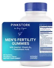 Blue Stork Fertility Supplement Gummies for Men - Male Prenatal Vitamins Conc...
