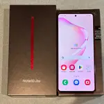 SAMSUNG NOTE 10 LITE 128G 紅 功能正常 二手 三星 6.7吋 雙卡雙待 NOTE10LITE