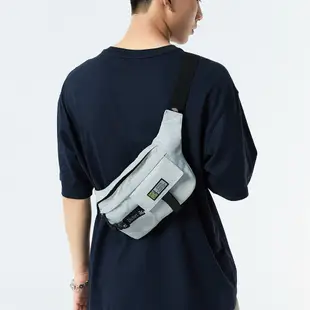 Dickies男女款淺灰色品牌字母織帶設計腰包|DK011116C98