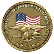 Naval Special Warfare Medallion for Box Cremation Urn/Flag Case - 3Inch Diameter