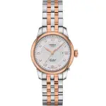 【TISSOT 天梭】LE LOCLE 力洛克 真鑽機械女錶-29MM 開學(T0062072203600)