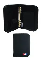 Trident Scuba Diving Dive Log Book 6 Ring Binder with Inserts BLACK