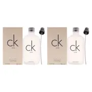 Calvin Klein CK One - Pack of 2 For Unisex 3.4 oz EDT Spray