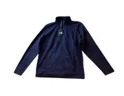 New Under Armour Golf Sweatshirt Mens M Pull Over Purple Sweater Quarter Zip