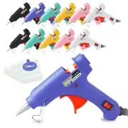 Hot Glue Gun, 12 Pack Mini Glue Gun with 120 Glue Sticks, Craft Glue Gun Kit,...