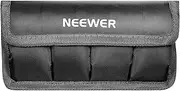 [NEEWER] DSLR Battery Bag/Holder/Case for AA Battery and lp-e6/ lp-e8/ lp-e10/ lp-e12/ en-el14/ en-el15/ fw50/ f550 and More, Suitable for Battery of Nikon D800, Canon 5DMKIII, Sony A77