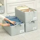 Foldable Clothes Storage Box Large Capacity Closet Organizer Underwear Socks