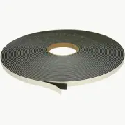 JVCC Medium-Density PVC Foam Tape 1/2 in x 25 yds. x 1/8 in thick, Single Sided