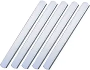 Kisangel 5pcs Steel Weight Strips for Running Weighted Bar Fitness Weight Vest Leg Shin Guards Workout Equipment