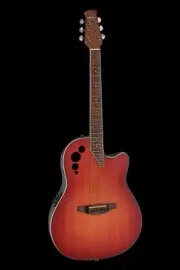 Ovation Applause AE48-1I E-Acoustic Guitar Super Shallow Cutaway Honeyburst