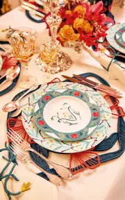 [Duggan Society] Jardin Nouvea Dessert Plate (Set Of 4)