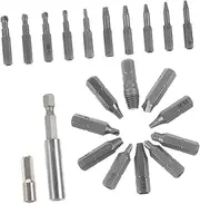 Hoement 1 Set Screw Extractor Broken Bolt Remover Stripped Screw Removal Tool High Speed for Home Repairs Automotive Maintenance Versatile Extractor Kit