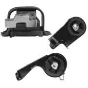 Front, Right & Rear Engine Mounts 3PCS For Chrysler Cirrus 00-97 L4-2.4L (for: Chrysler)