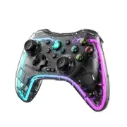 Transparant Colorful Wireless Game Controller for PS4 /Switch /PS3/And