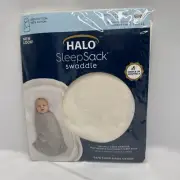 Halo Sleep Sack 3-Way Swaddle Newborn 0-3 Months 6-12 lb Cotton NEW