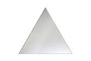 3” Triangle Mirror Acrylic Value Pack of 25 Discs for Arts and Crafts DIY Decor