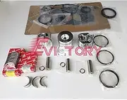 for yanmar Engines 3TNV84 Rebuild Overhaul kit Piston Ring Complete Gasket kit crankshaft conrod Bearing Set + Valve Guide + Water Pump + Oil Pump