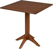 Tramontina London Bistro Pedestal Square Table, 70 cm Base, Almond