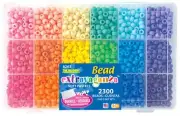 The Beadery 18 Compartment Bead Box-Soft Pastels