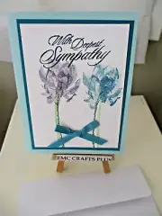 WITH DEEPEST SYMPATHY HANDMADE CARD STAMPINUP emc #12
