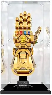 Acrylic Display Case for LEGO 76191 Marvel Infinity Gauntlet Figure Storage Box Dust Proof Glue Free