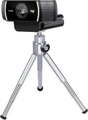 Tripod 10W Tripod for Camera Webcam Compatible with Logitech C920 Brio 4K C925e C922x C922 C930e C930 C615 Web Replacement Part Accessories Home Office Video Aukey Microsoft LifeCam Studio