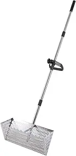Sand Sift Rake Long Handle Tool for Beach and Garden Soil , 201 Stainless Steel