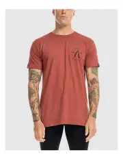 [DVNT] Rough Cuts Tee in Rust