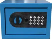 NEW DIGITAL ELECTRONIC SAFE SECURITY BOX WALL JEWELRY GUN CASH BLUE