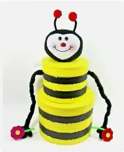 *NEW* Happy Bumble Bee Stacking Tower 2pc. Gourmet Gift Boxes Set
