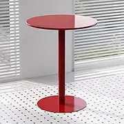 Round Bar Table, Counter Bistro Pub Tables Circular Cocktail Dining Table for Home, Office and Kitchen Desk, Coffee Drink Table Small Table, Outdoor End Tables